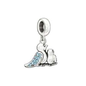 Chamilia Sterling & Swarovski “Birds of a Feather” Charm